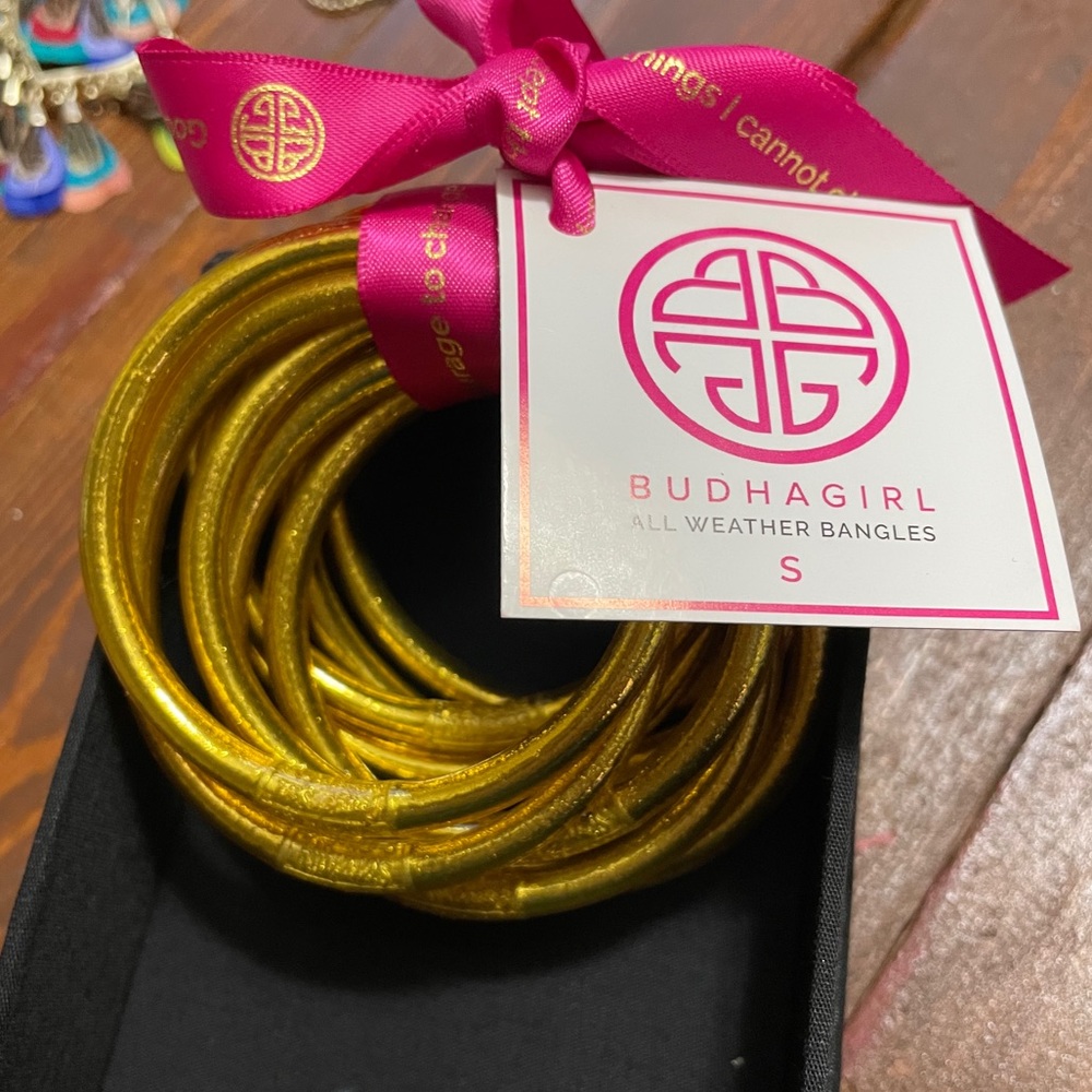 Budha Girl Gold All Weather Bangles